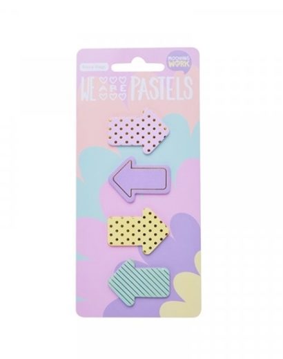 Flechas Señaladoras Pastel Mooving Blister X 5 Colores